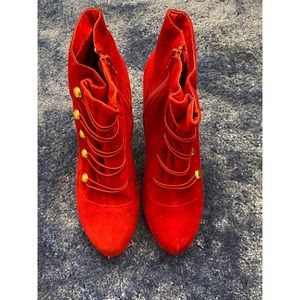 Red Booty Heels
